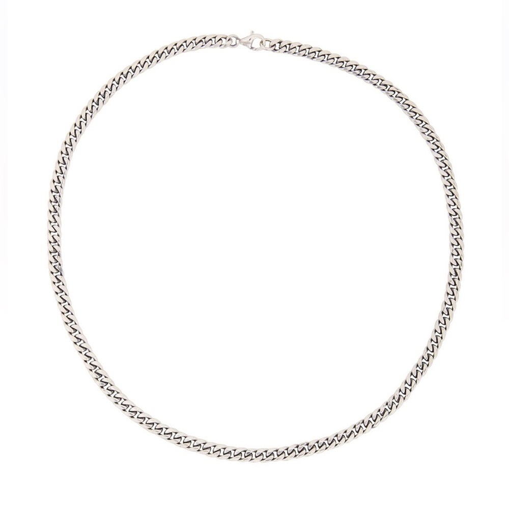 NWOT Serge de Nimes Curb Chain Necklace in Silver